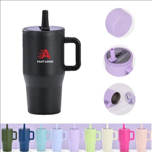 20oz Tumbler with Handle and Straw